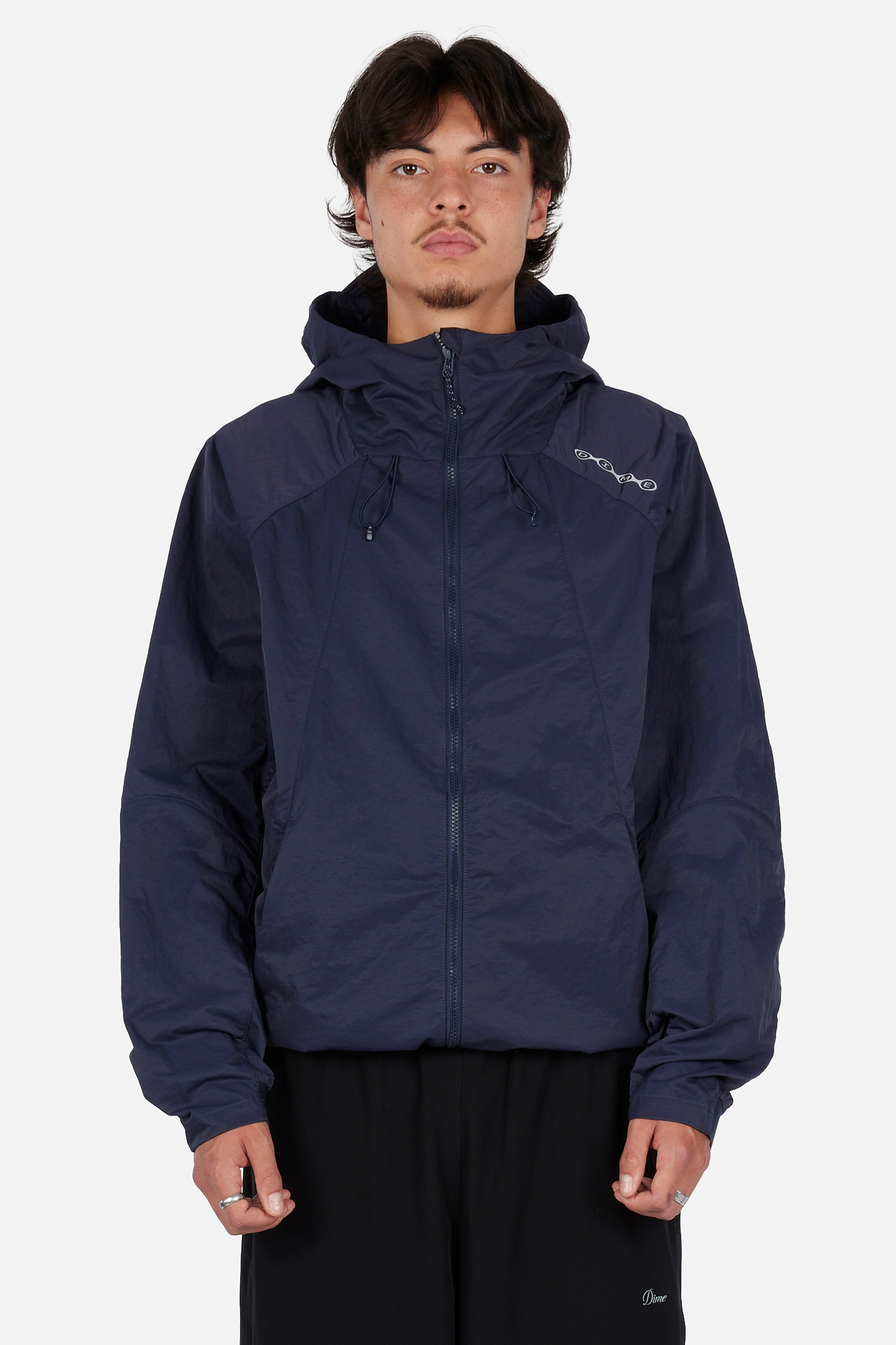 Crinkled Tech Windbreaker