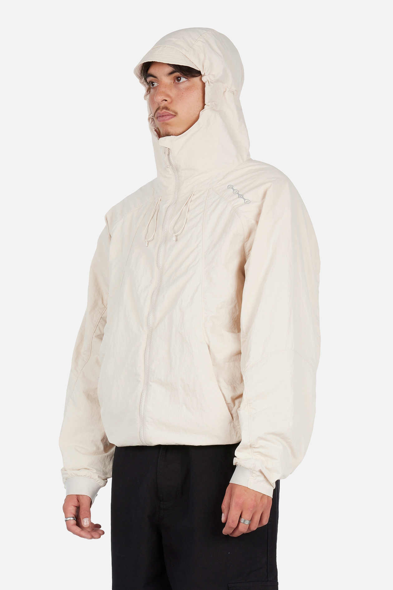 Crinkled Tech Windbreaker
