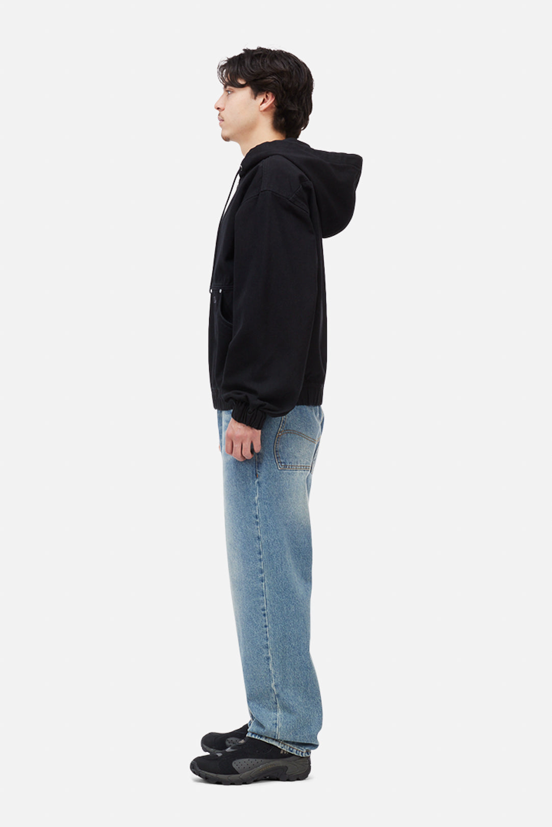 Manteau Hooded Denim