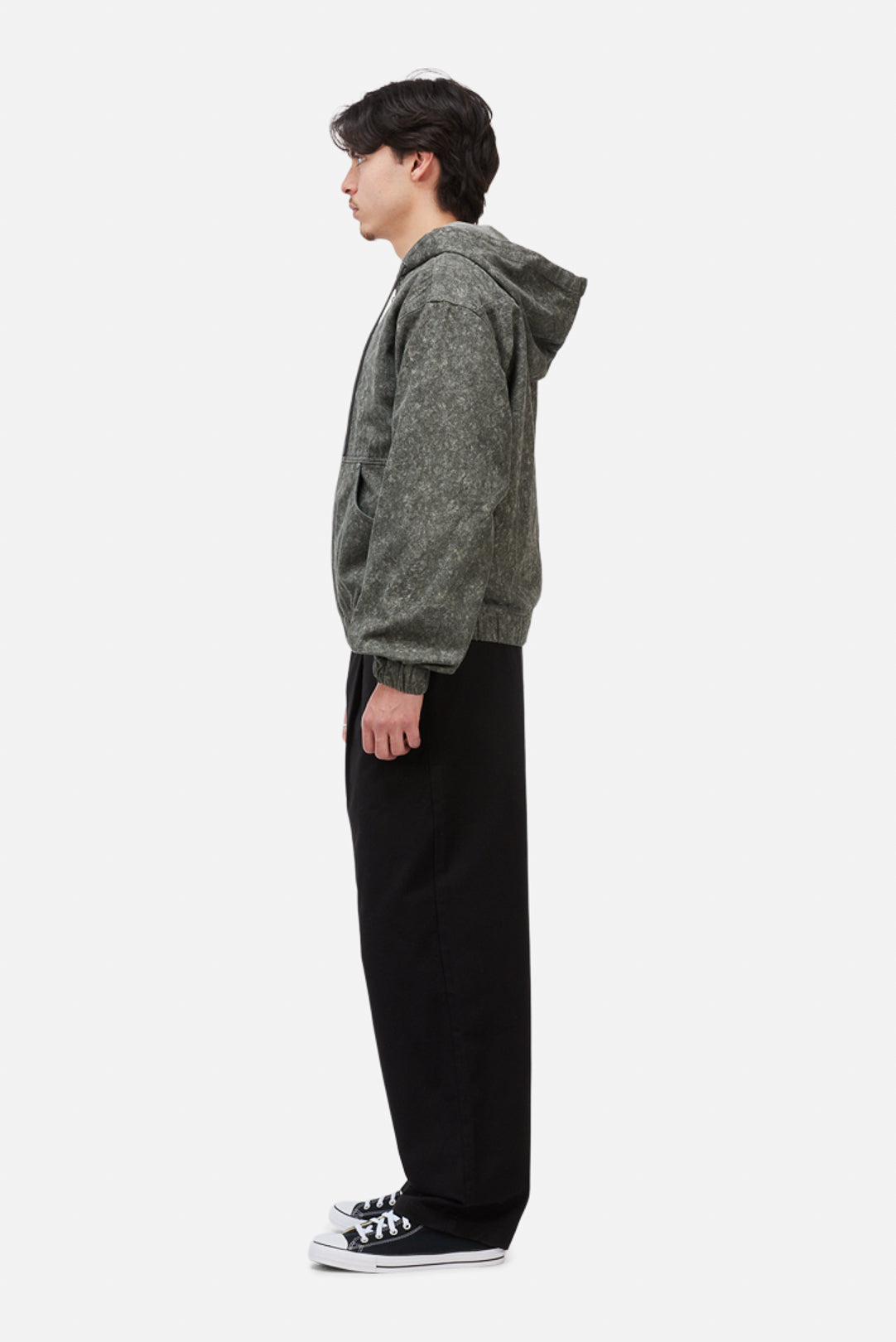 Hooded Denim Jacket