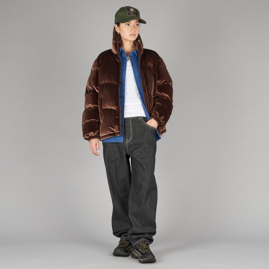 中古品情報 dime velvet quilted puffer ベージュ - ジャケット/アウター