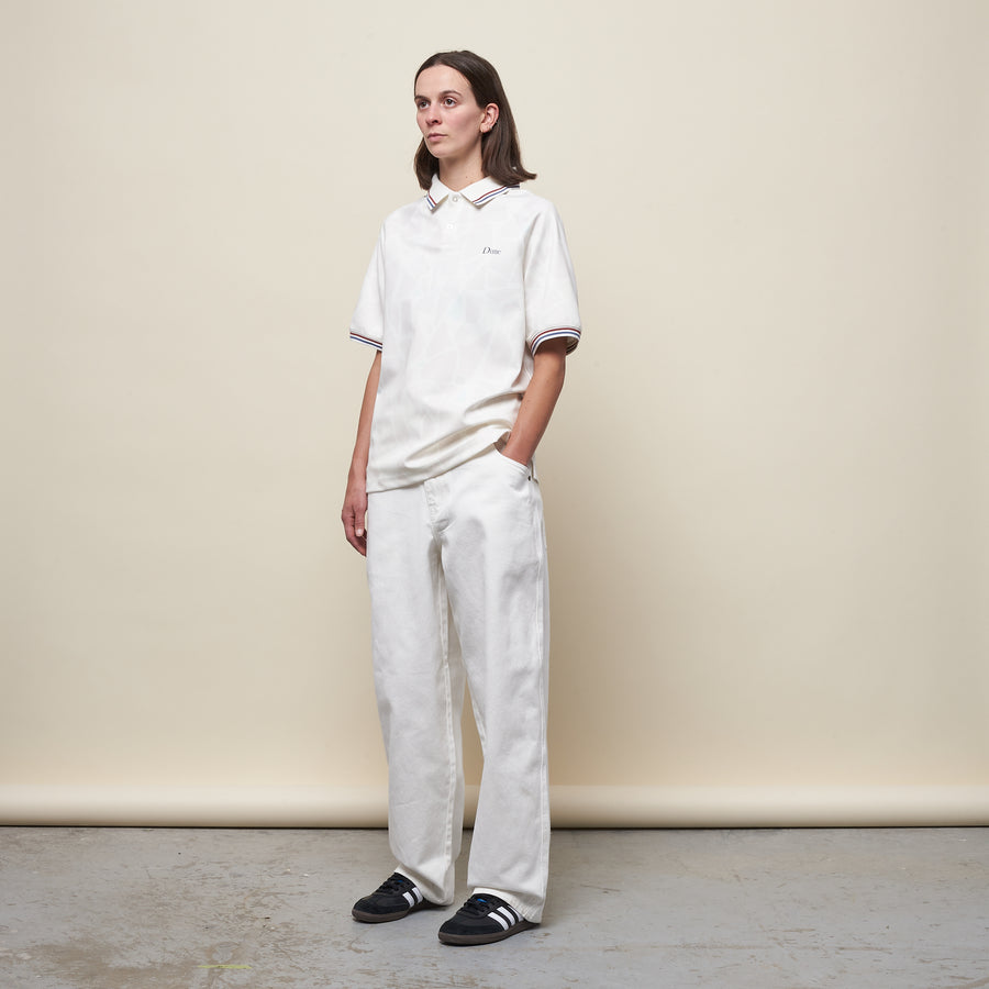 Dime Ceramic Polo Shirt Off White | Dime