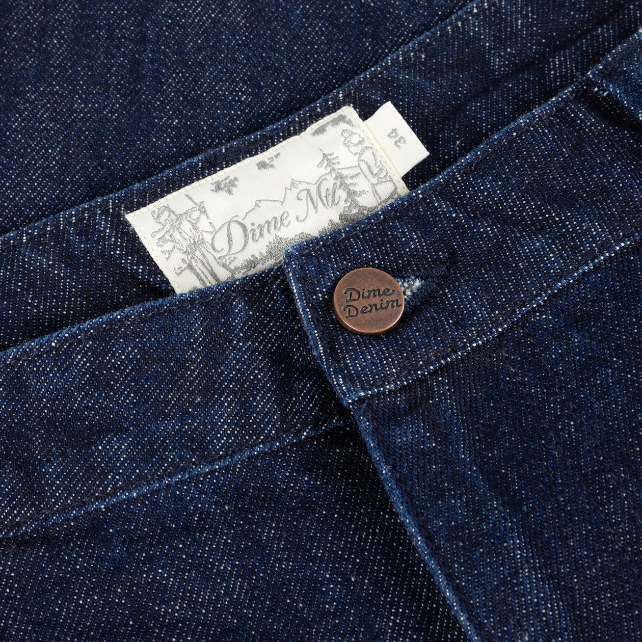 Pleated Baggy Denim Shorts