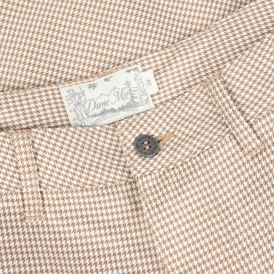 Baggy Houndstooth Shorts