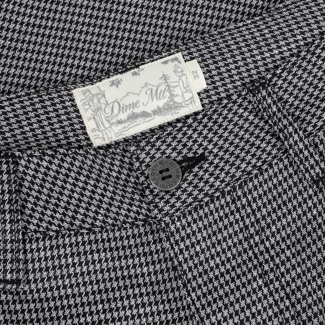 Baggy Houndstooth Shorts