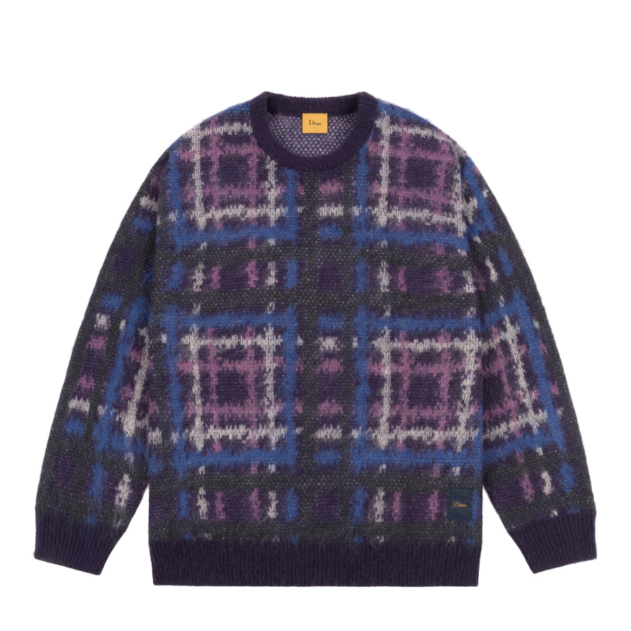 Chandail Plaid Mohair