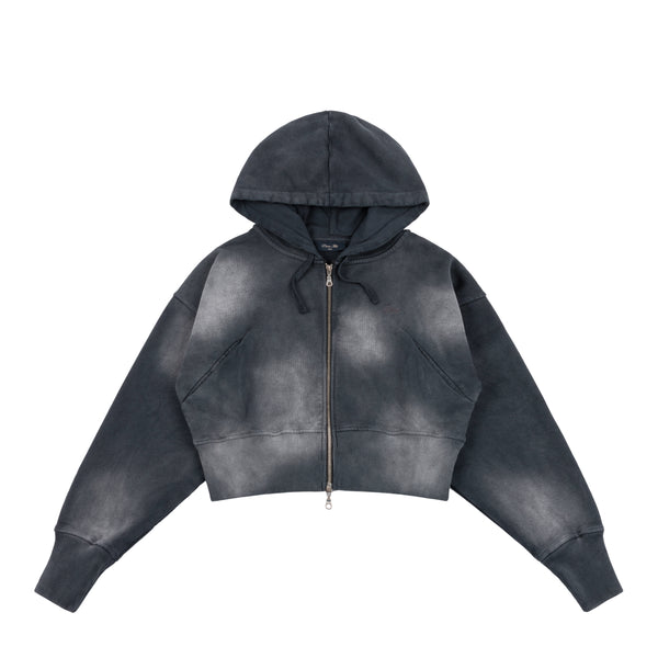 Cropped Zip Hoodie