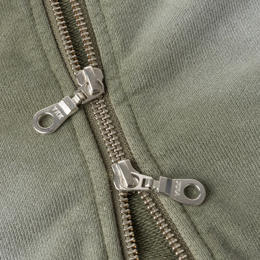 Cropped Zip Hoodie