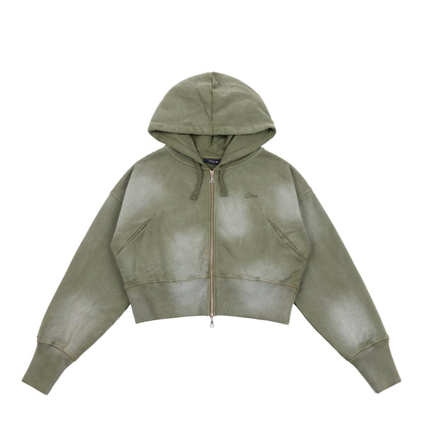 Cropped Zip Hoodie