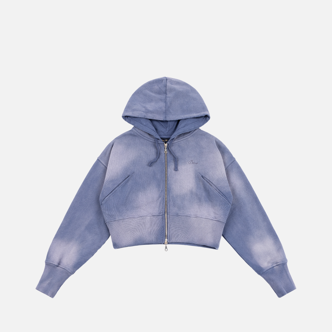 Hoodie Cropped Zip