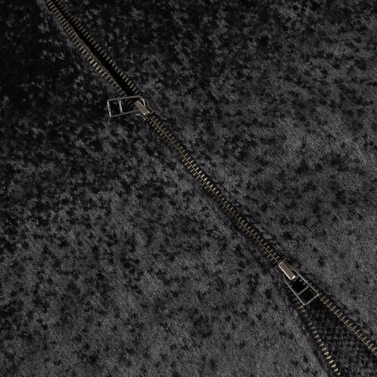 Mohair Double Zip Knit