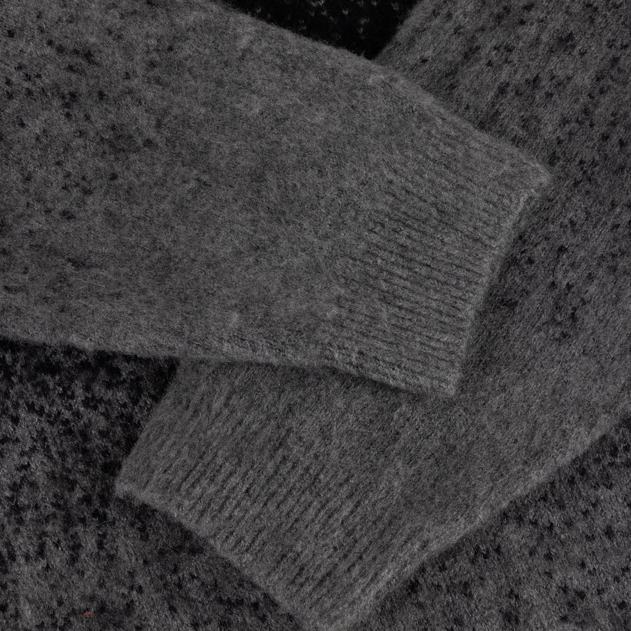 Mohair Double Zip Knit