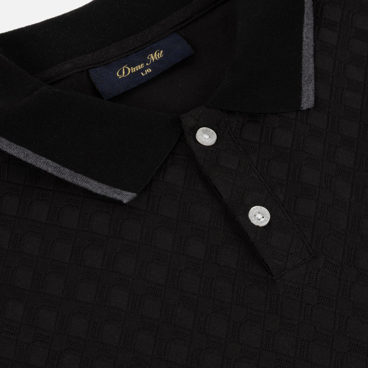 Jacquard LS Polo