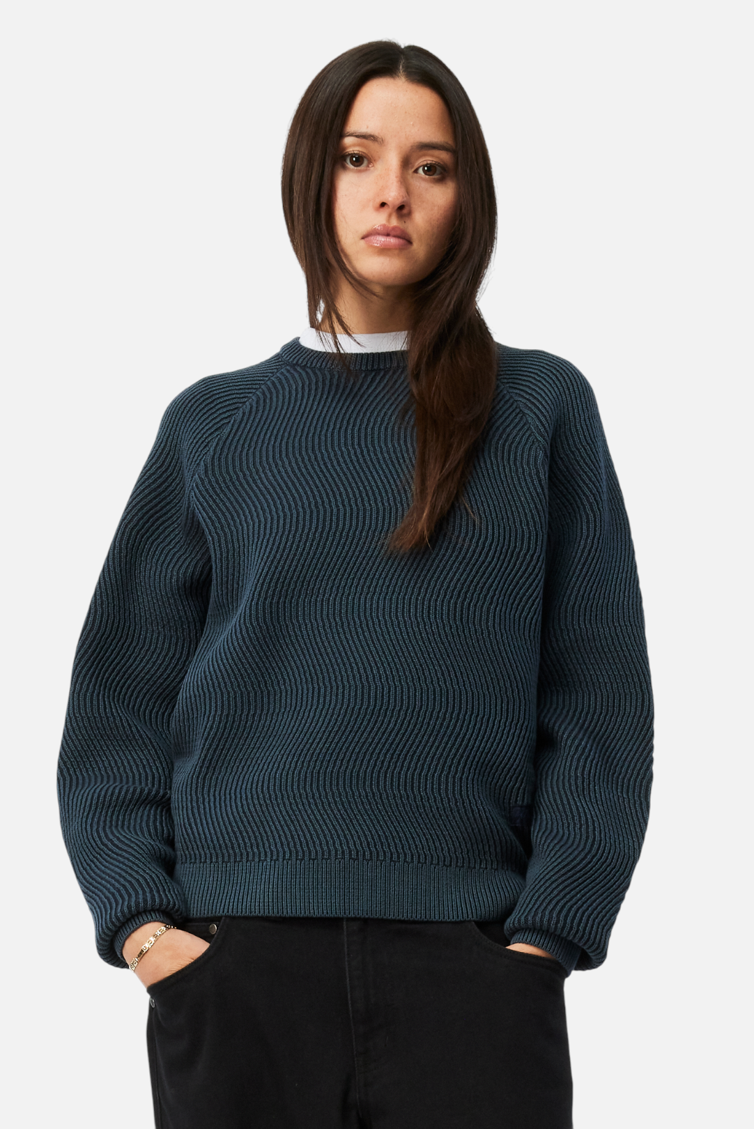 Wave Knit Sweater