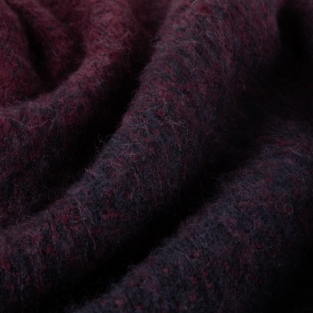 Mohair Double Zip Knit