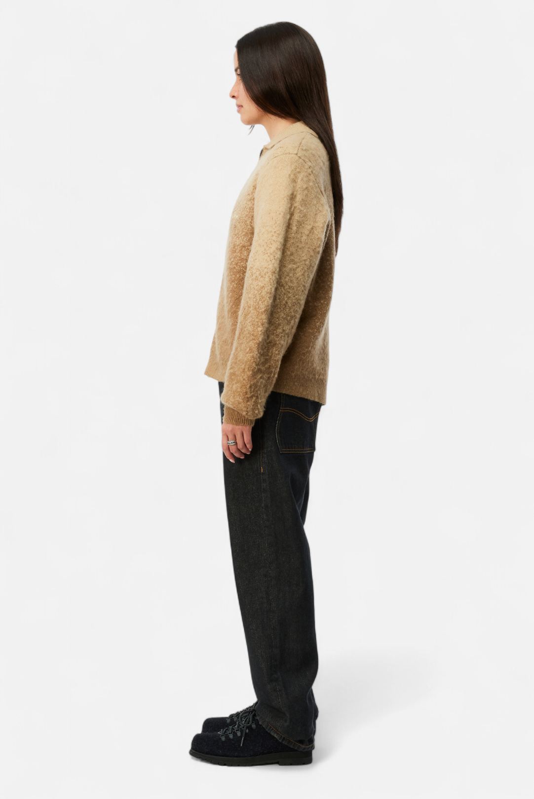 Mohair Double Zip Knit
