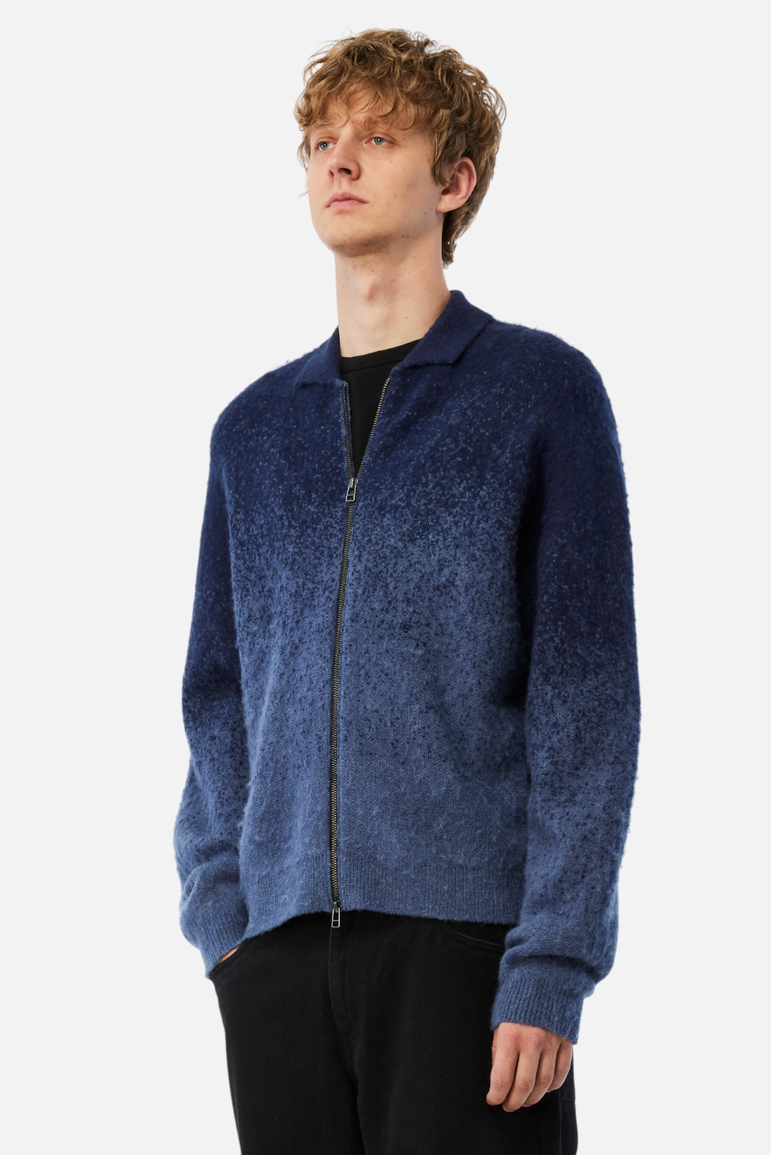 Mohair Double Zip Knit
