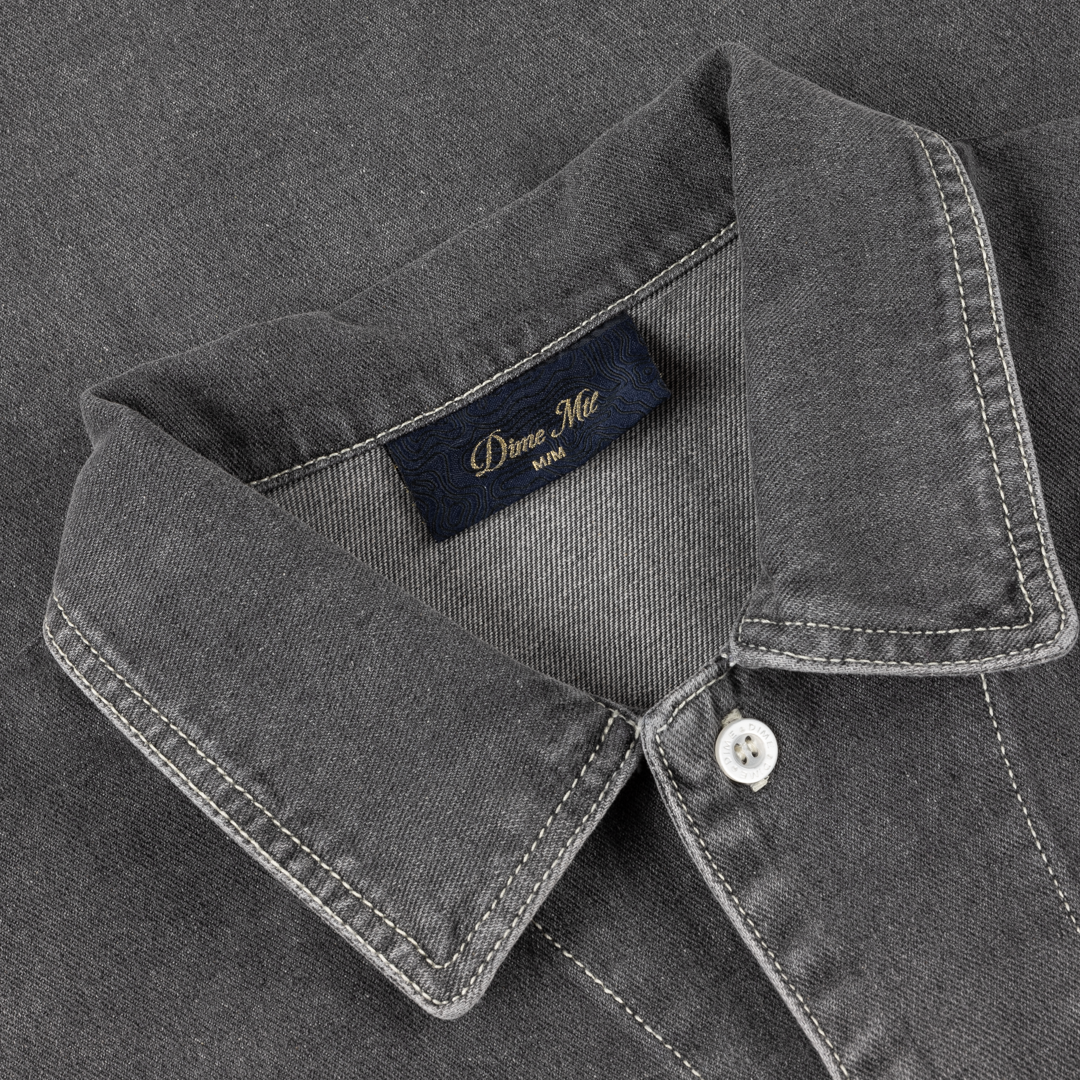 Stonewash Button Up