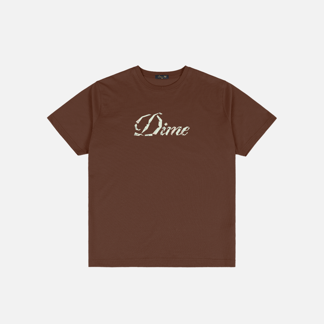 T-Shirt Cursive Paper Cut