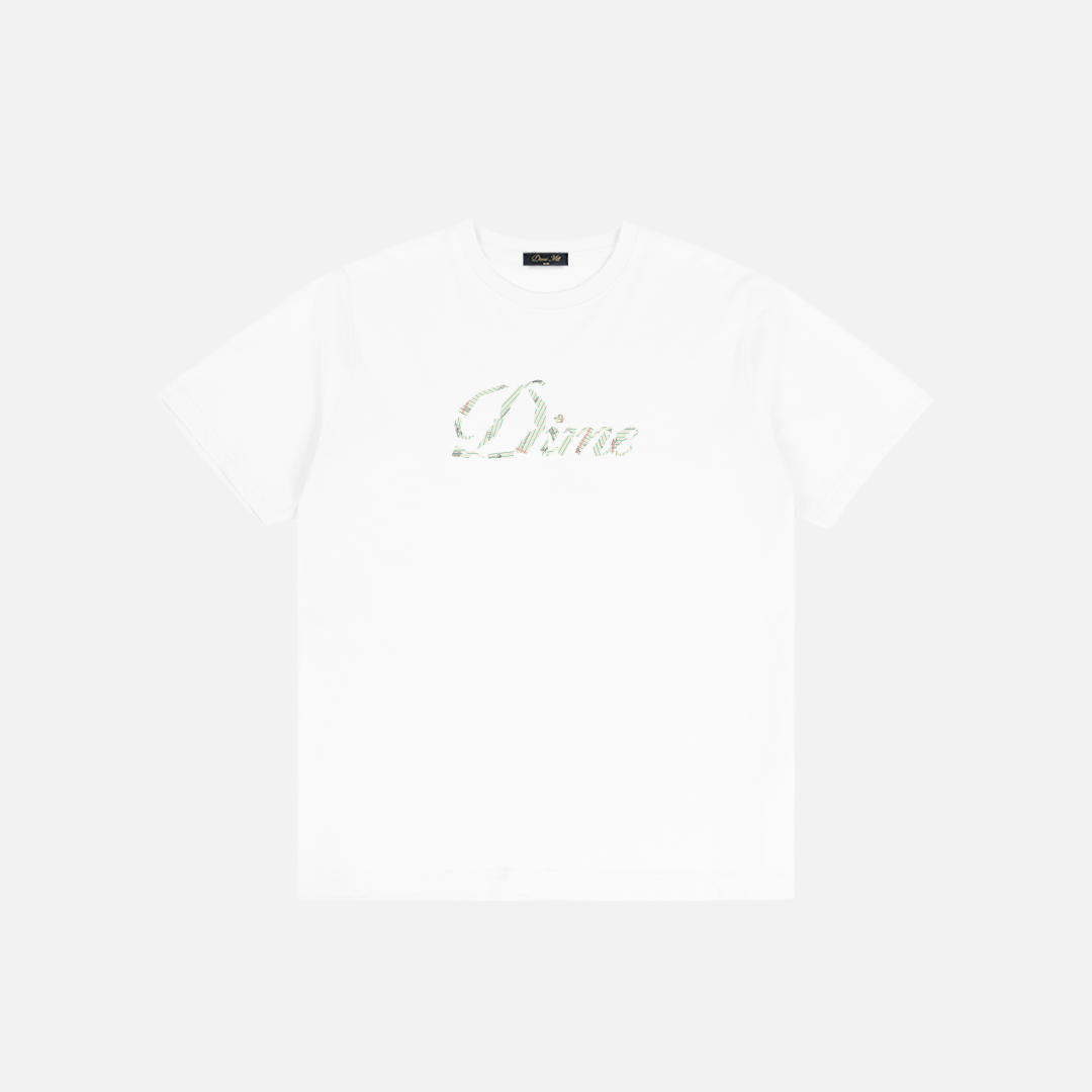 T-Shirt Cursive Paper Cut