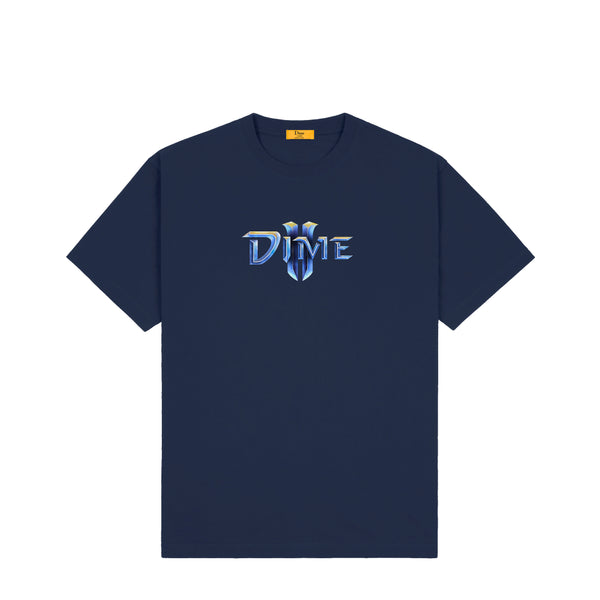 【希少デザイン】Dime Tシャツ　火山　入手困難モデル　オレンジ　大きめ　XL