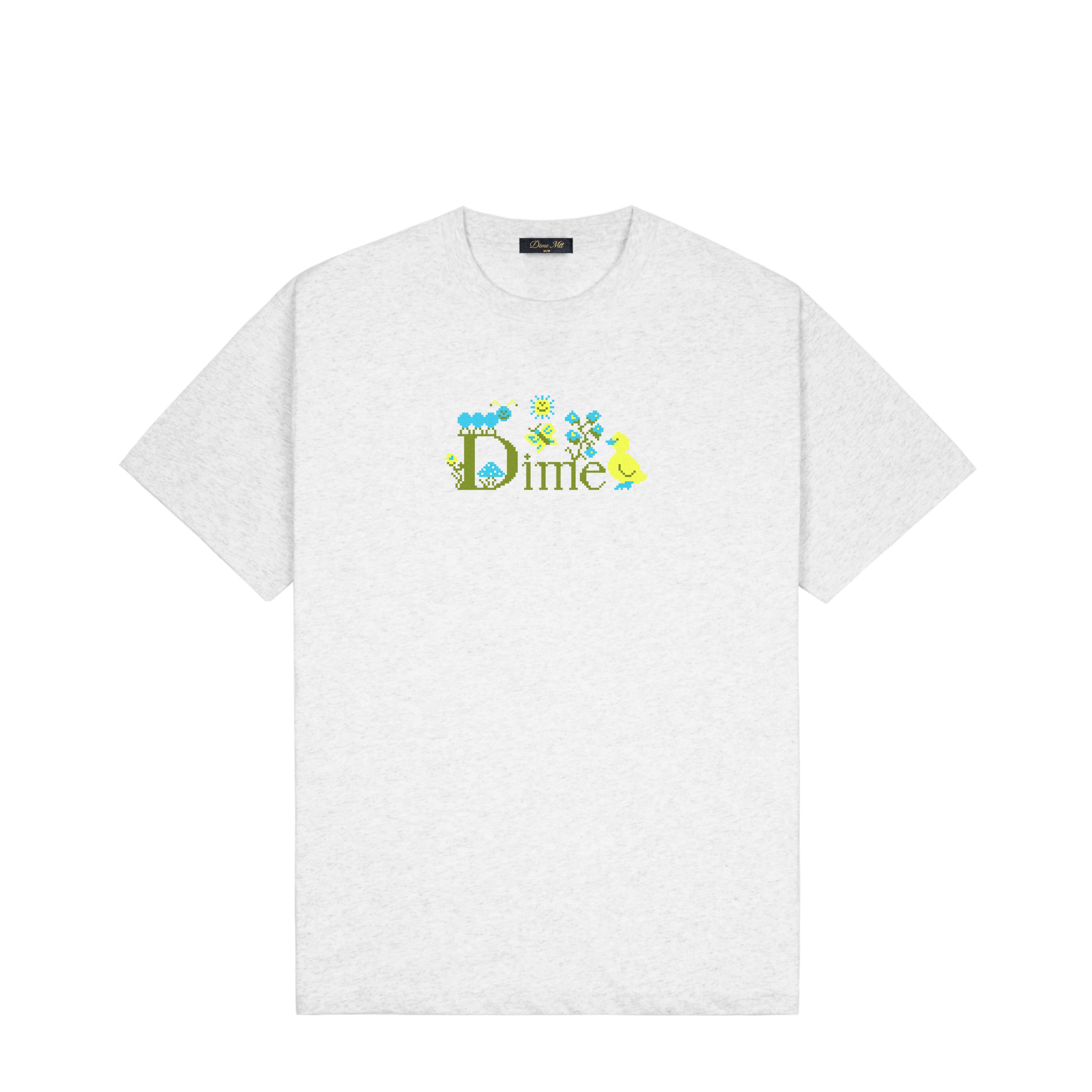 関税送料込み【DIME】Classic DIY T-Shirt (Ash) Classic Cross Stitch T-Shirt – Dime