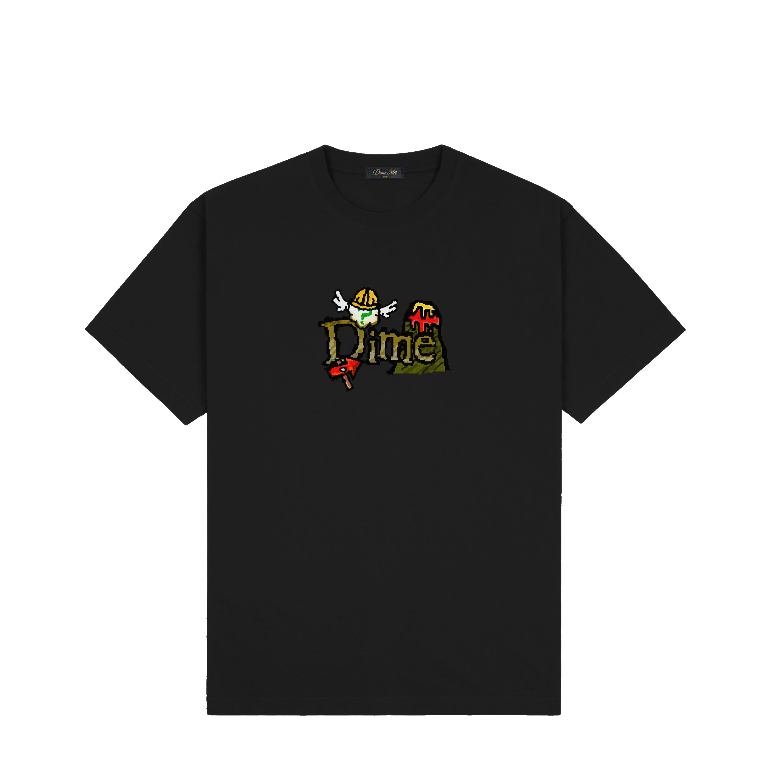 【関税込み】Dime ホワイト Classic Fuzzy Tシャツ Dime White Classic Fuzzy T-Shirt Dime