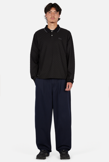 Jacquard LS Polo