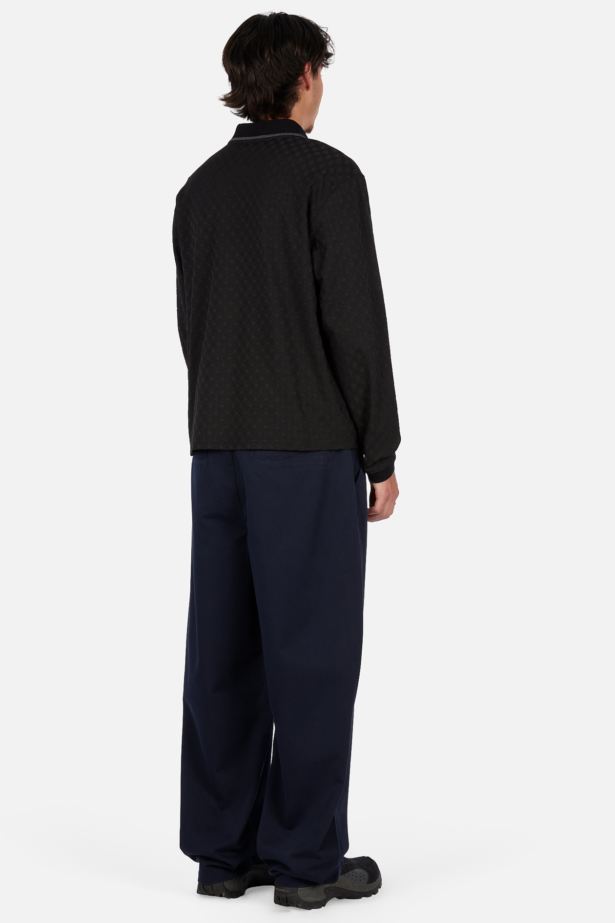 Jacquard LS Polo