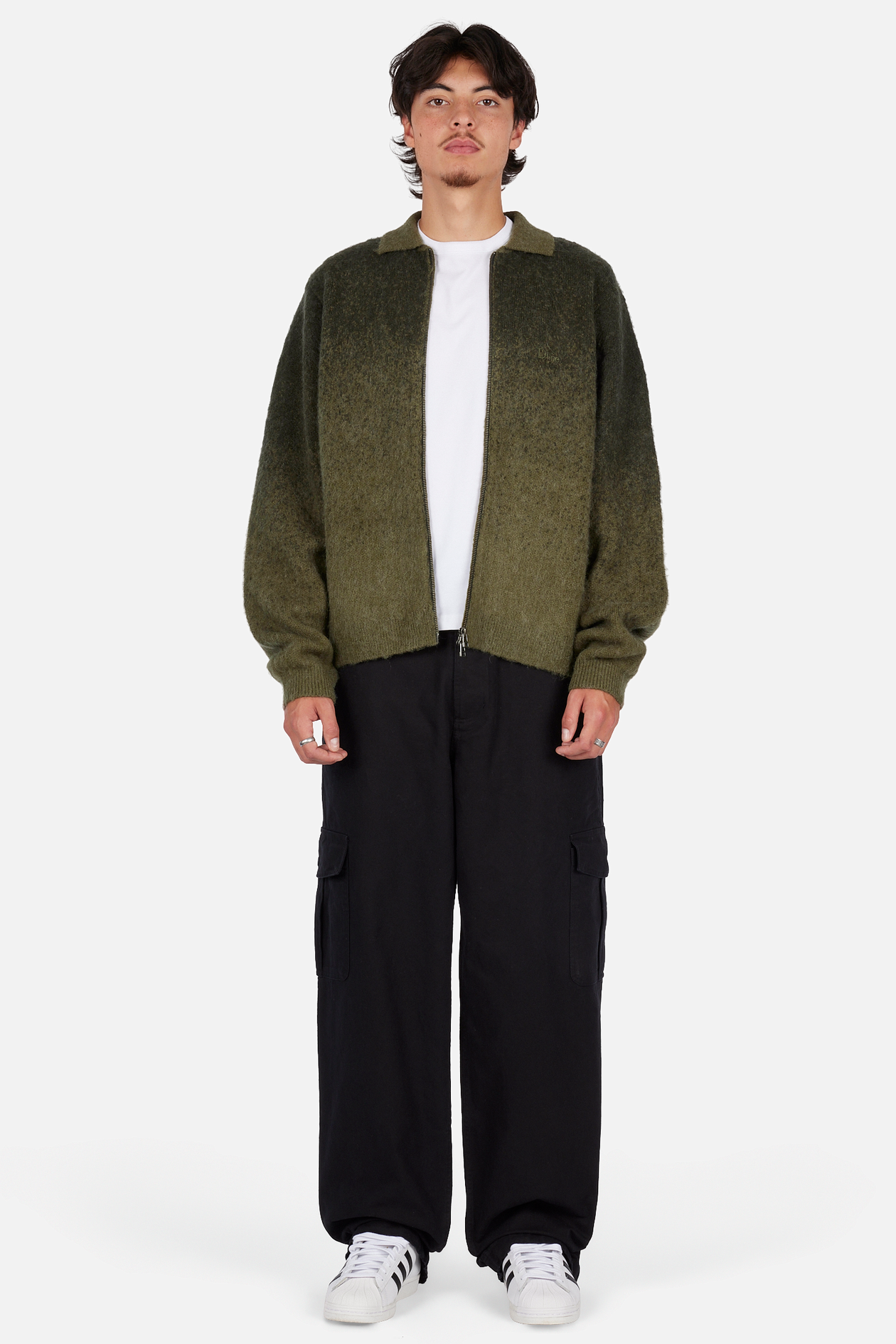 Mohair Double Zip Knit