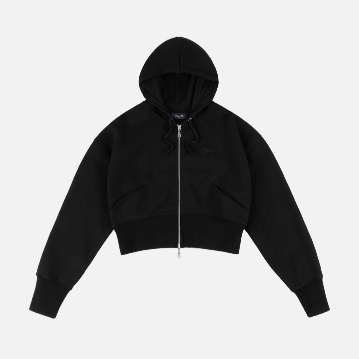 Cropped Zip Hoodie