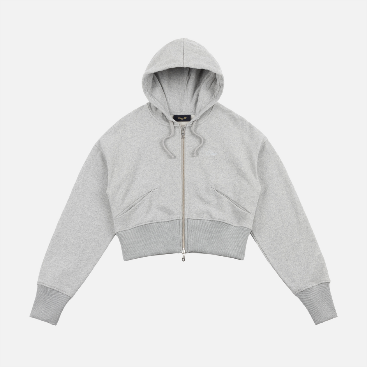Cropped Zip Hoodie