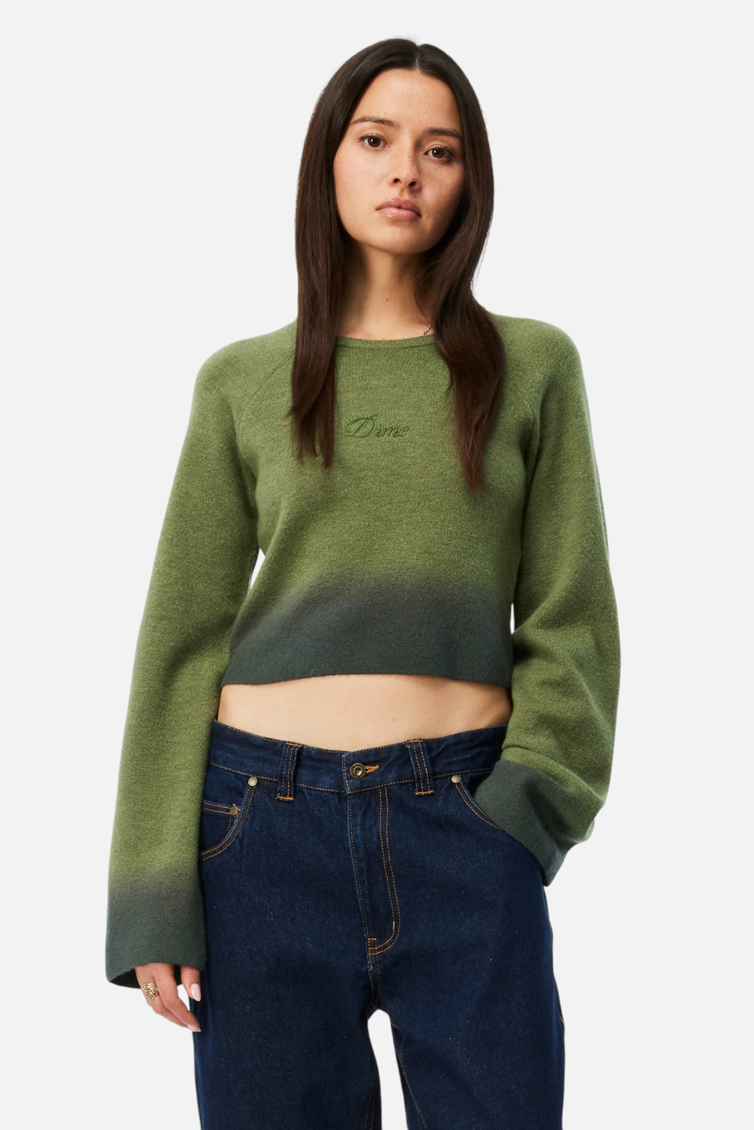 Cropped Mohair Knit