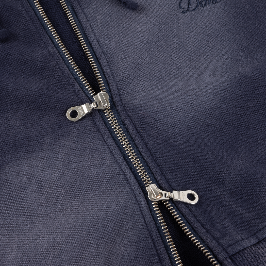 Cropped Zip Hoodie