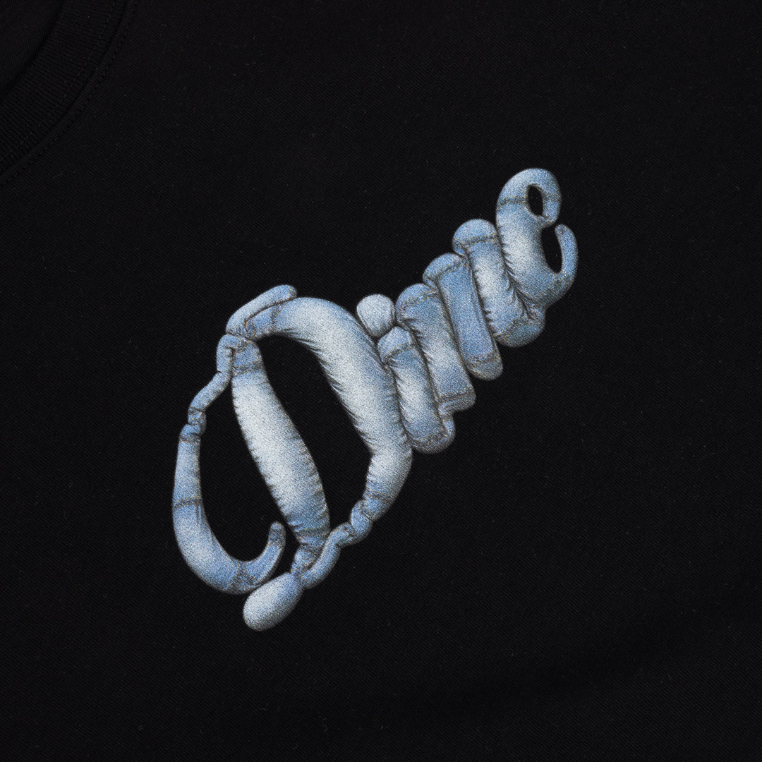 T-Shirt Cursive Denim