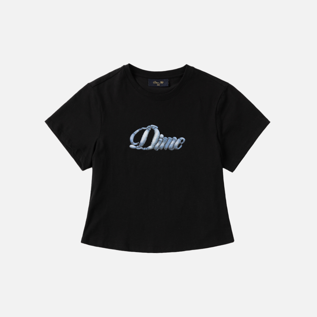 T-Shirt Cursive Denim
