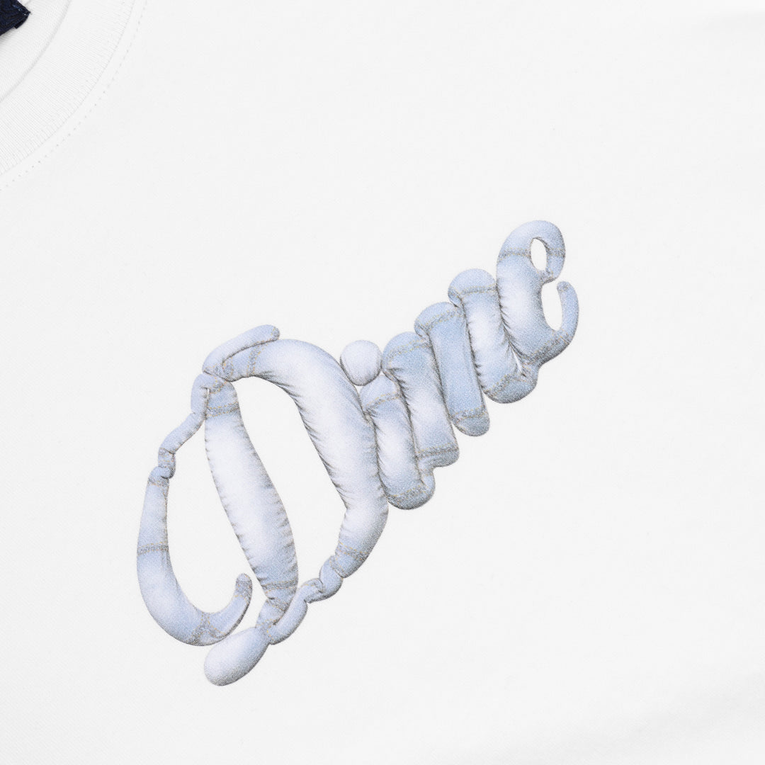 T-Shirt Cursive Denim