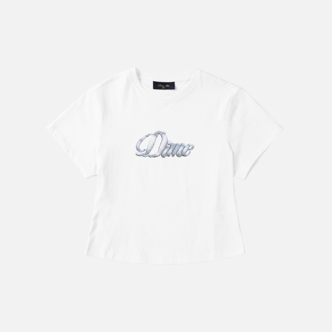 T-Shirt Cursive Denim