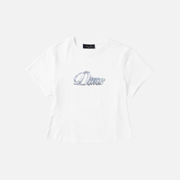 Cursive Denim Tee