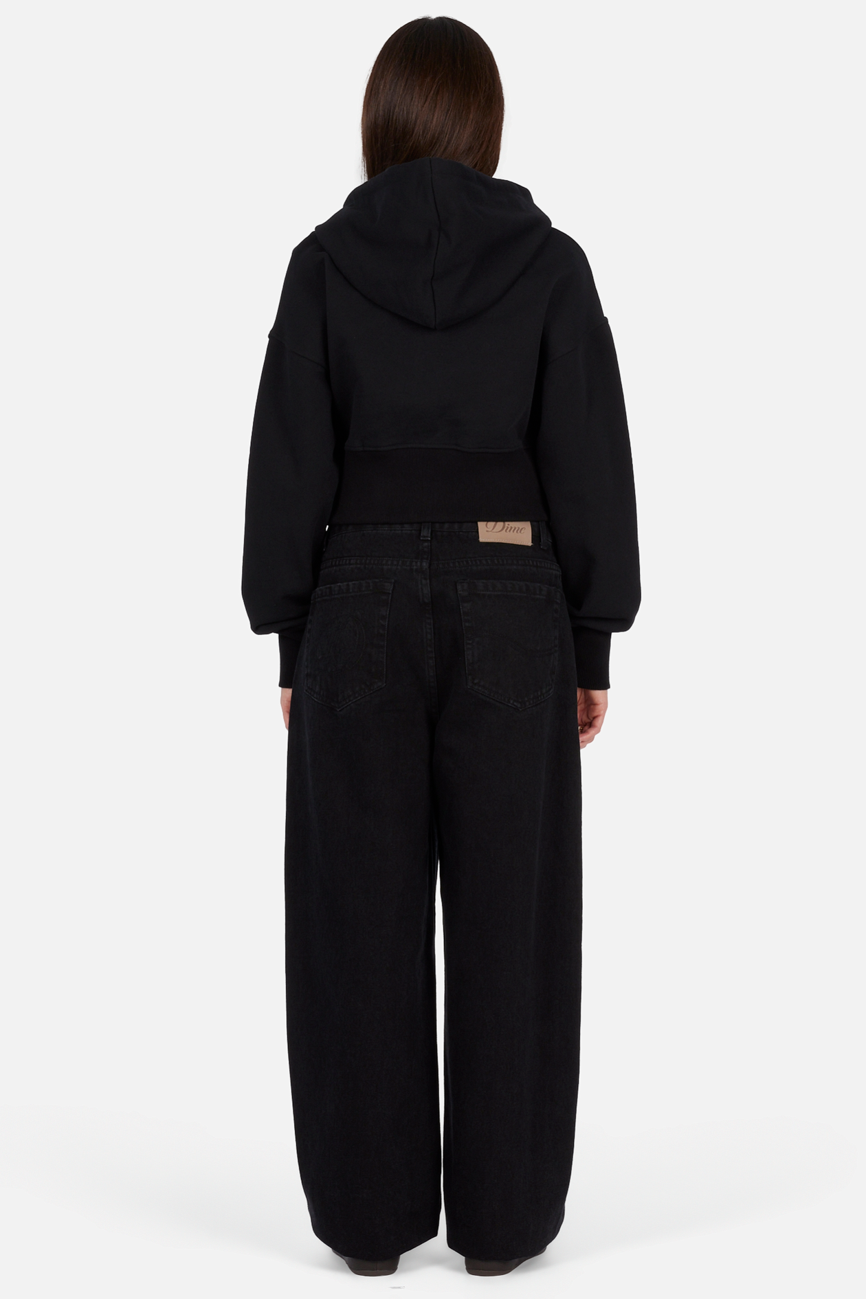 Cropped Zip Hoodie