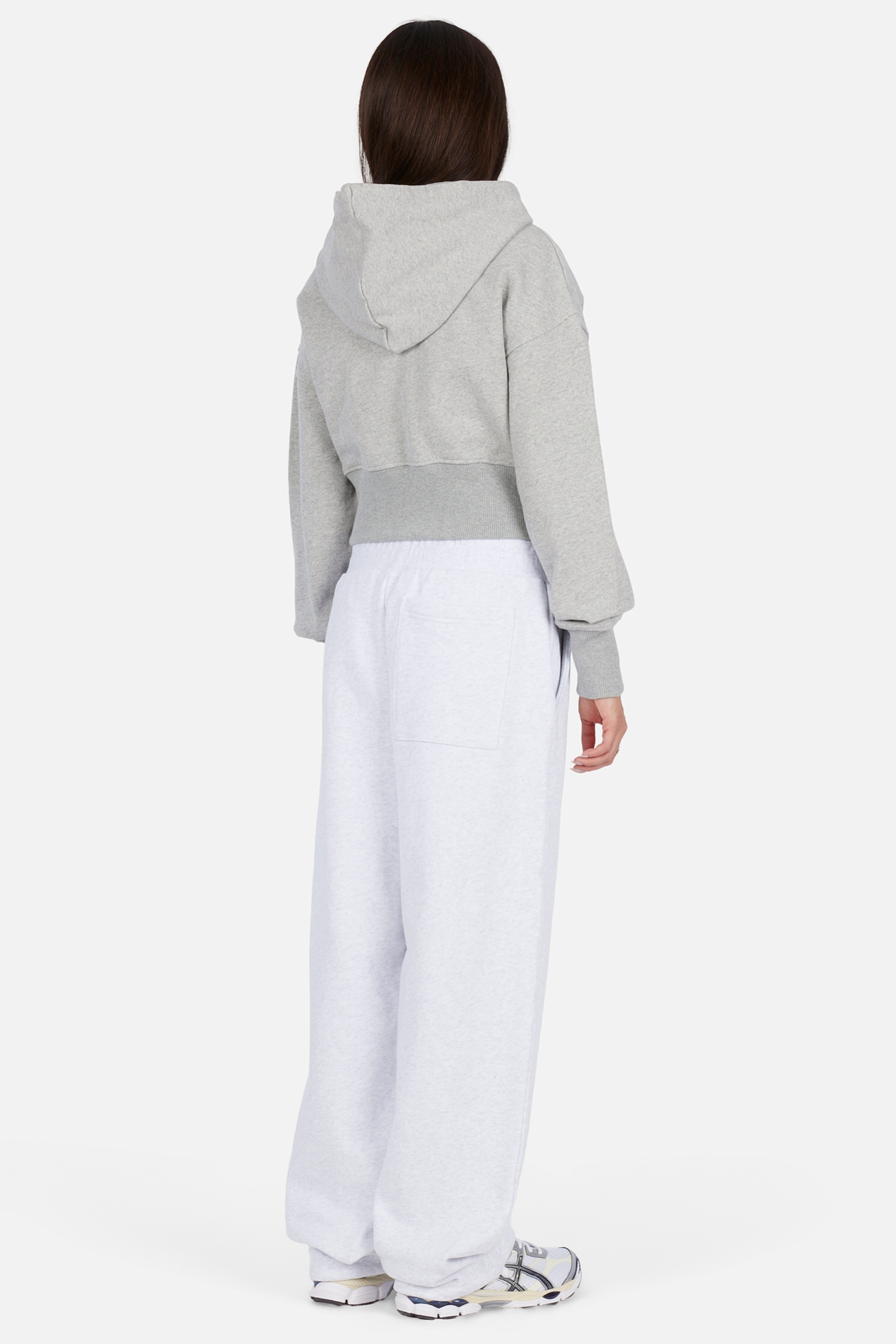 Cropped Zip Hoodie