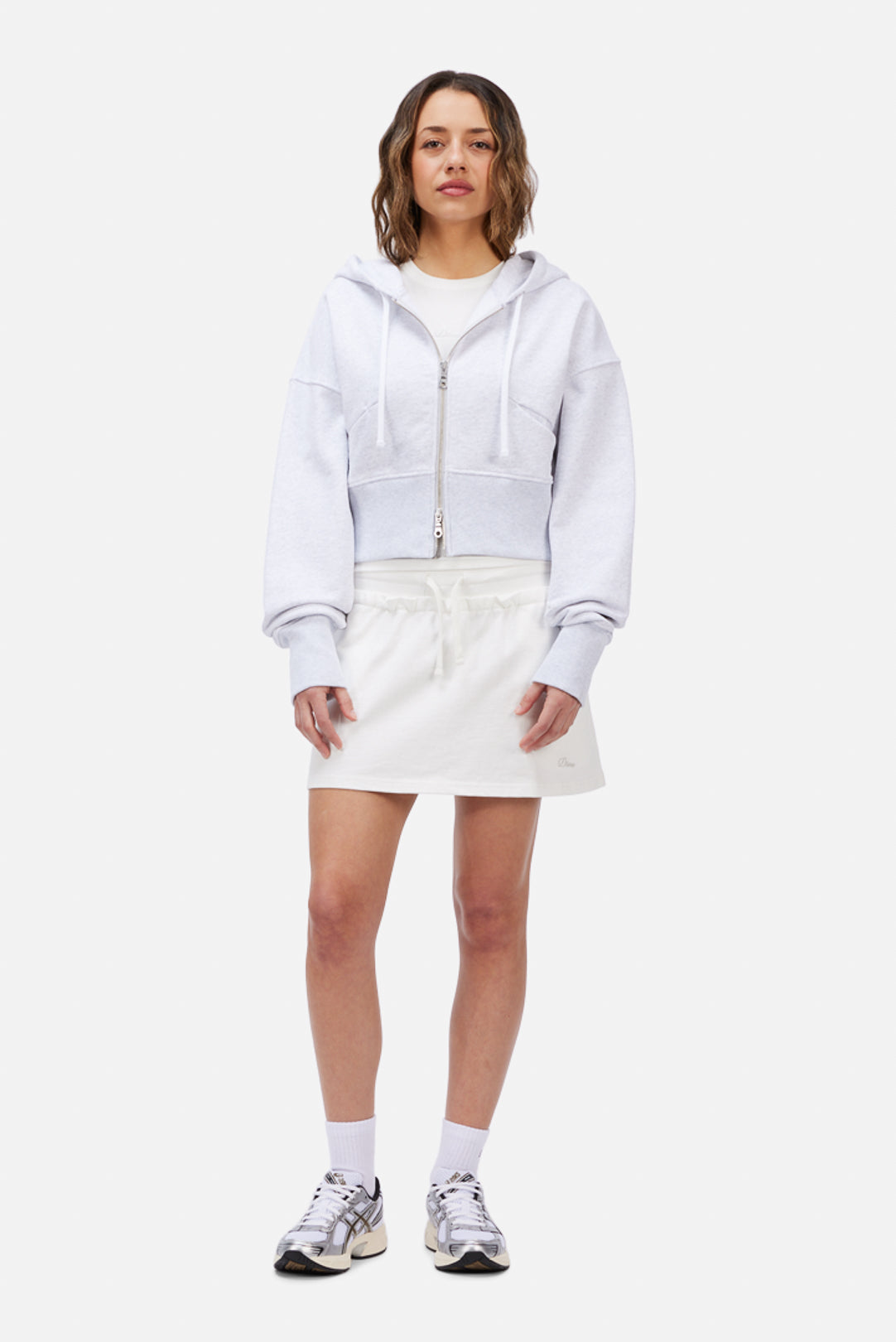 Hoodie Cropped Zip