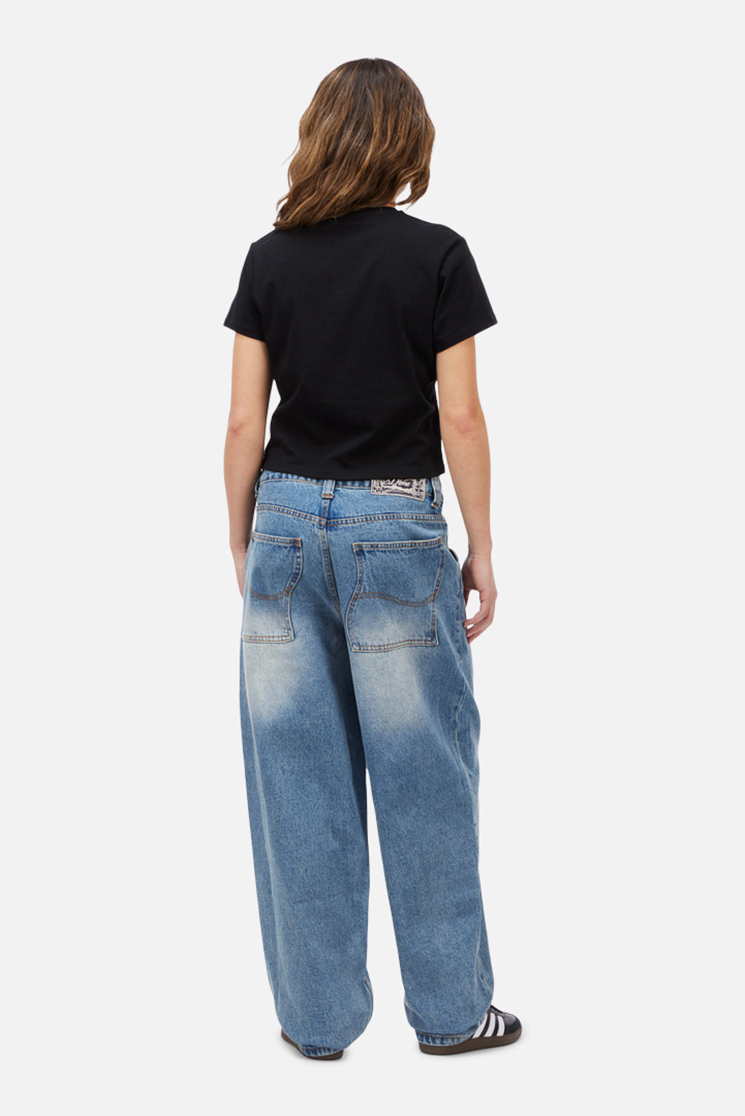 T-Shirt Cursive Denim