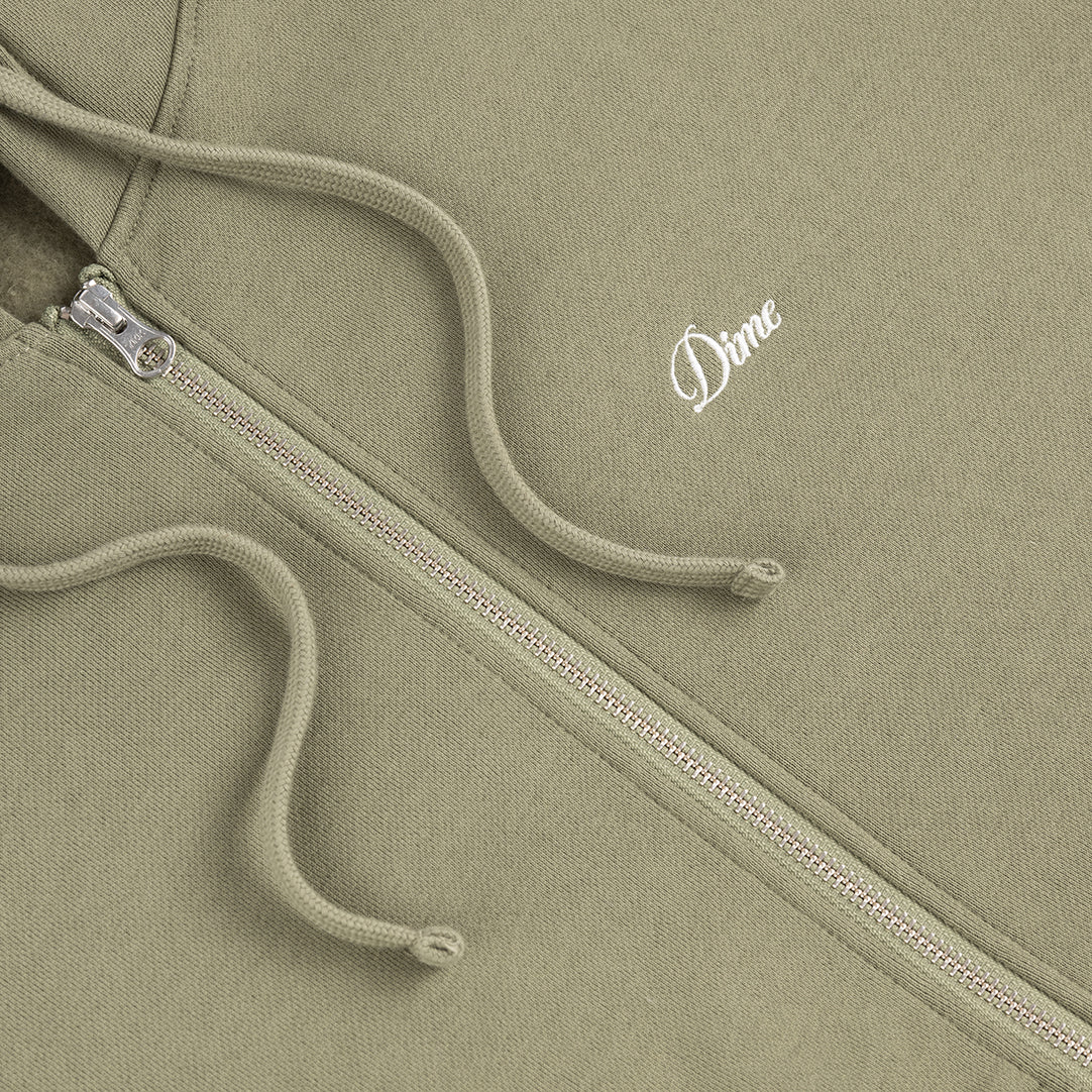 Cursive Zip Hoodie