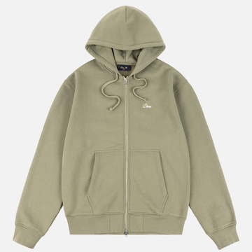 Cursive Zip Hoodie