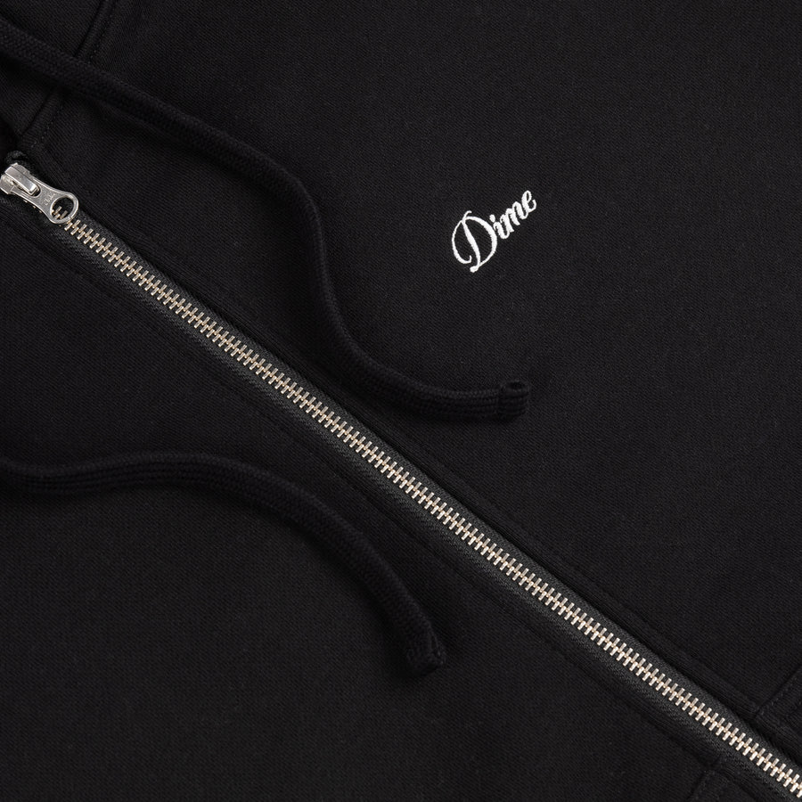 Cursive Zip Hoodie