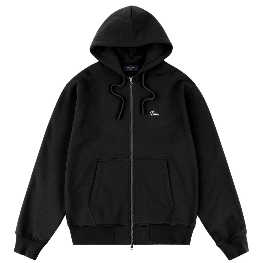 Cursive Zip Hoodie