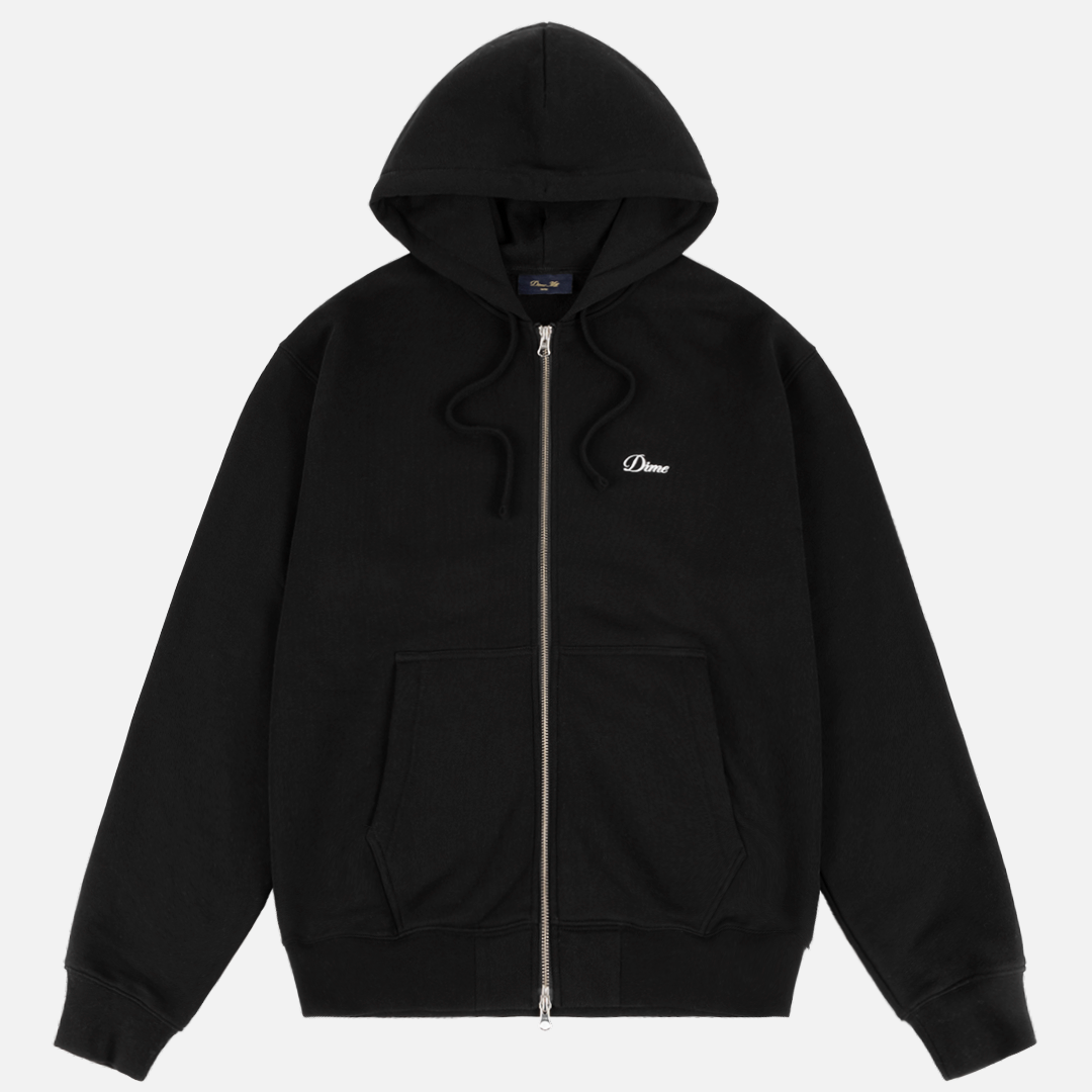 Hoodie Cursive Zip