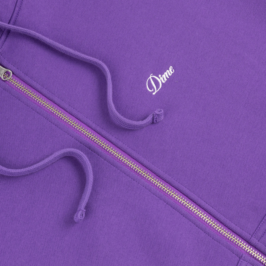 Cursive Zip Hoodie