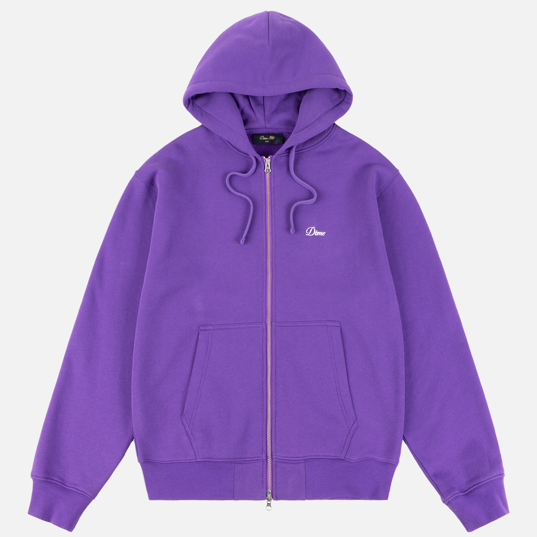 Hoodie Cursive Zip